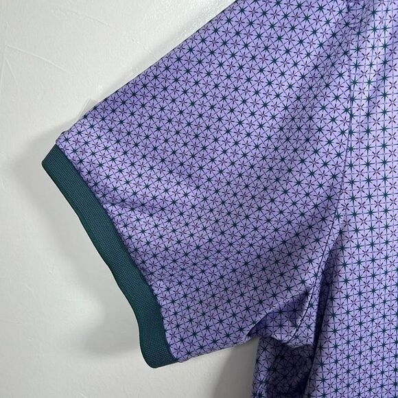 Greyson Golf Polo Shirt Top Purple Sunburst Size XL Embroidered E - Picture 10 of 16